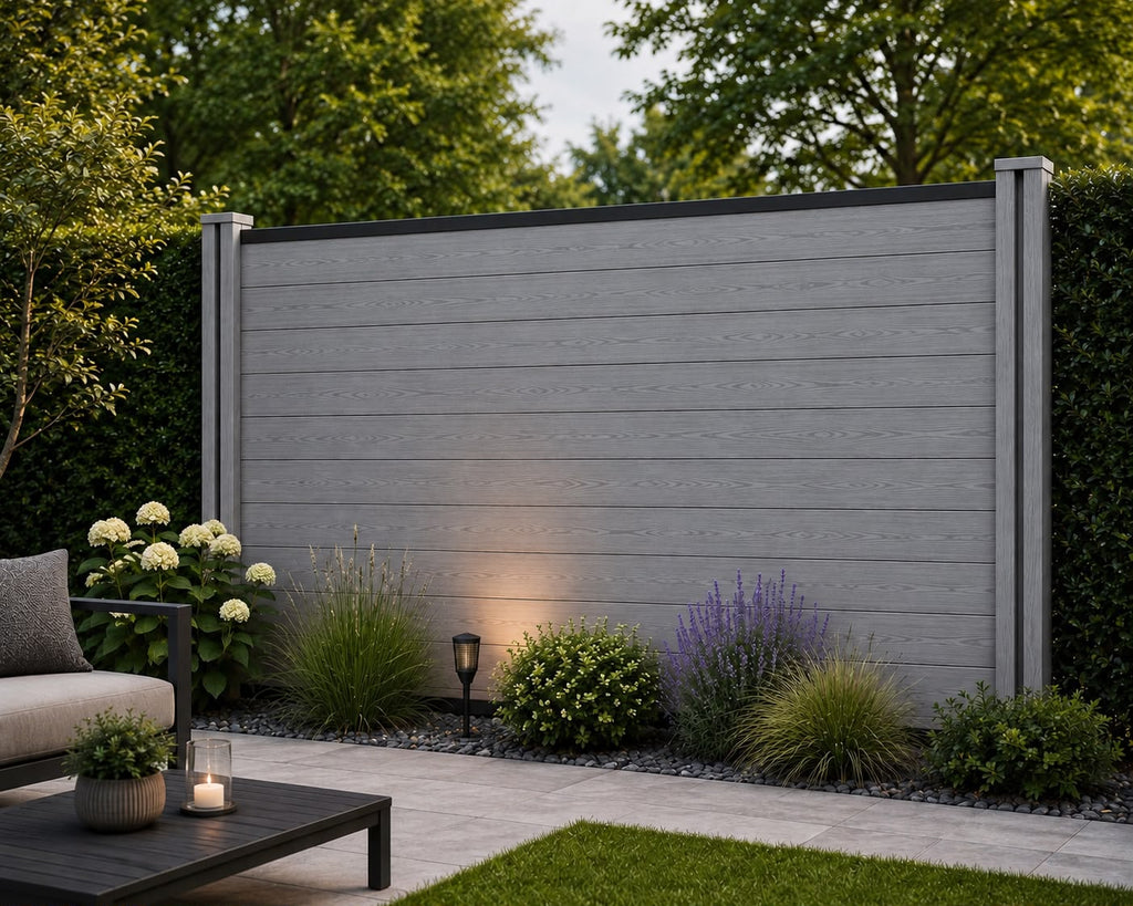 Full Composite Fencing Panel Set - Anthracite