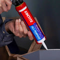 Acoustic wall panel installation kit — adhesive and screws for fitting slat panels